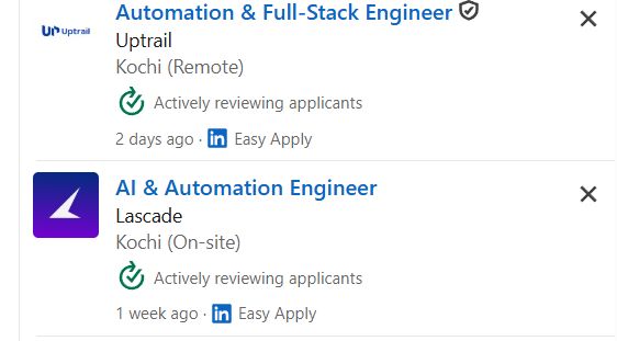 AI Automation with n8n & Make.com internship jobs in Abu Dhabi