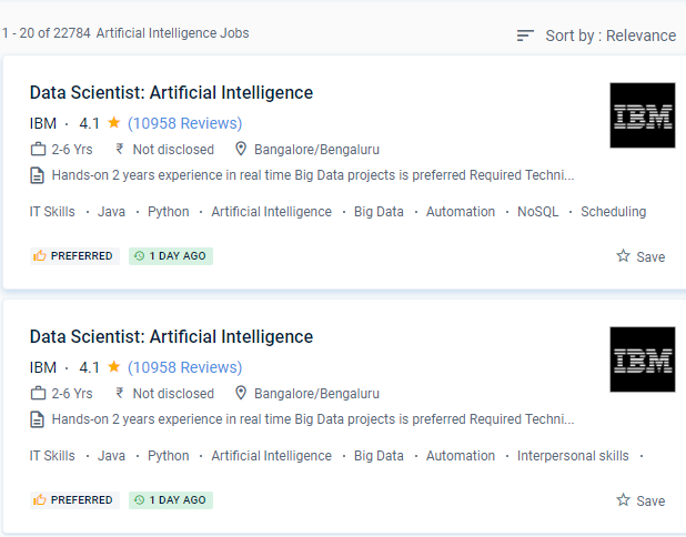 Artificial Intelligence internship jobs in Dubai