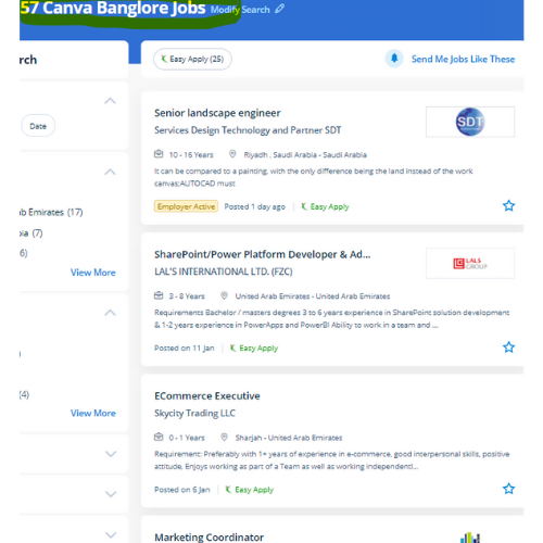 Canva internship jobs in Dubai