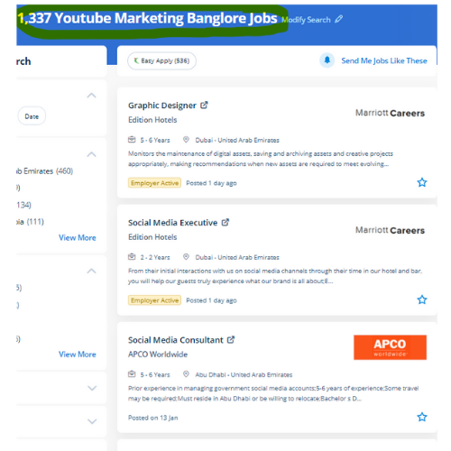 Content Writing internship jobs in Sharjah