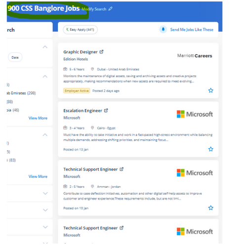 CSS internship jobs in Dubai