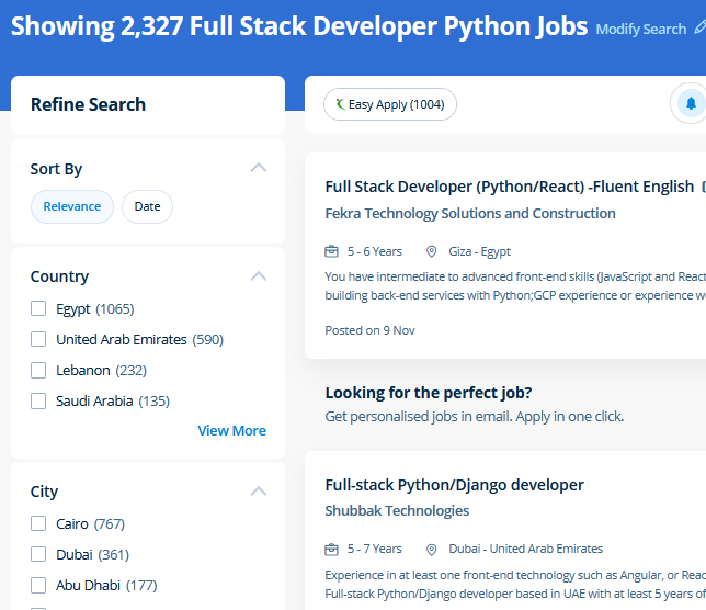 Full Stack Development internship jobs in Al Ain