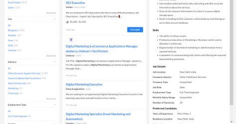 Off-Page SEO internship jobs in Uae