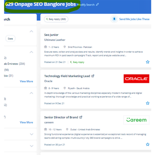 On-Page SEO internship jobs in Al Ain